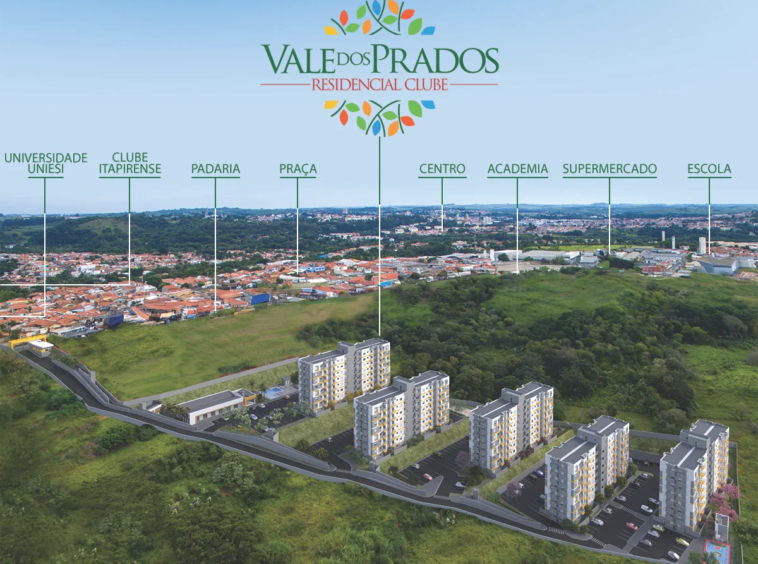 Apartamento Vale dos Prados Residencial Clube Itapira/SP